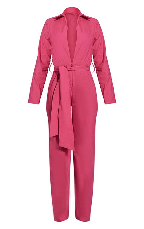 pink suit costume|Bright Pink Boiler Suit Costume .